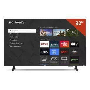 Smart TV AOC 32S5155/78G 32" Roku TV DLED