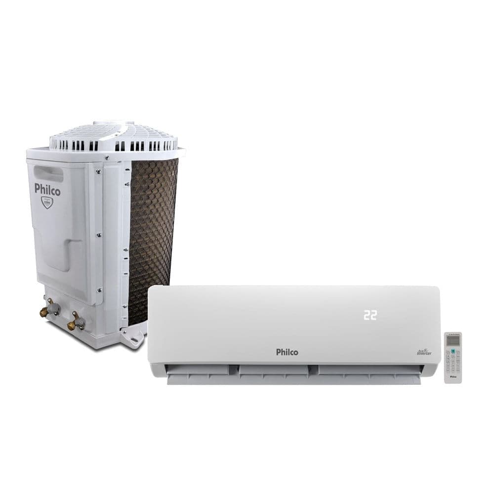 Ar Condicionado Philco 12000 BTUs Philco Pac12fc -Split, Eco Inverter, Frio, Interno+Externo, 220V